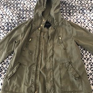 Green army jacket